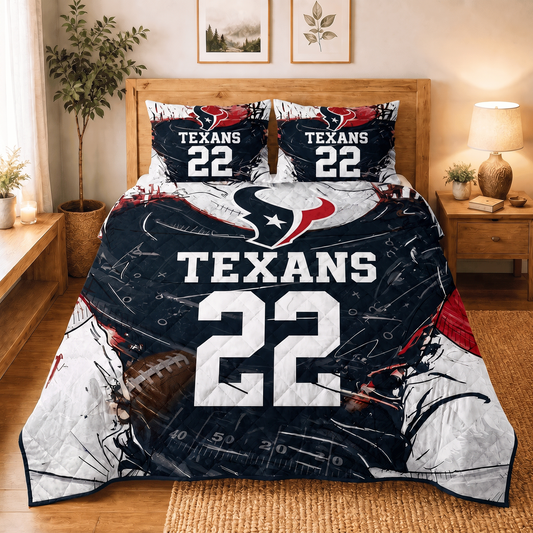 HT x NFL Premium Bedding Sets Personalized Gift For