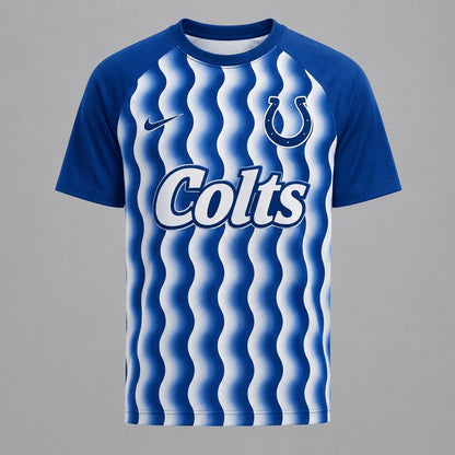 IC Premium NFL Retro Wavy Pattern Athletic T-Shirt