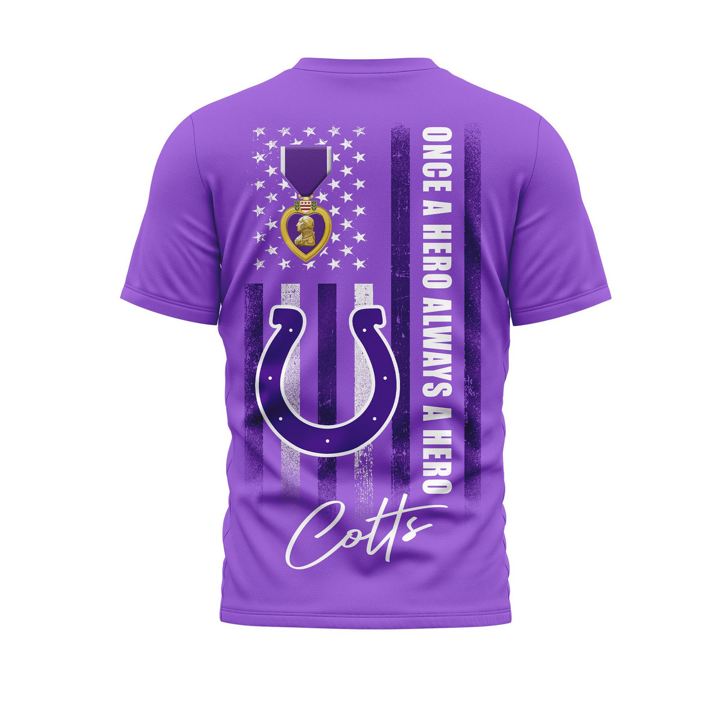 IC Premium National Purple Hear Day 3D Shirt  300626