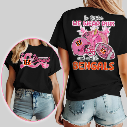In October We Wear Pink And Watch CB Shirt  300626