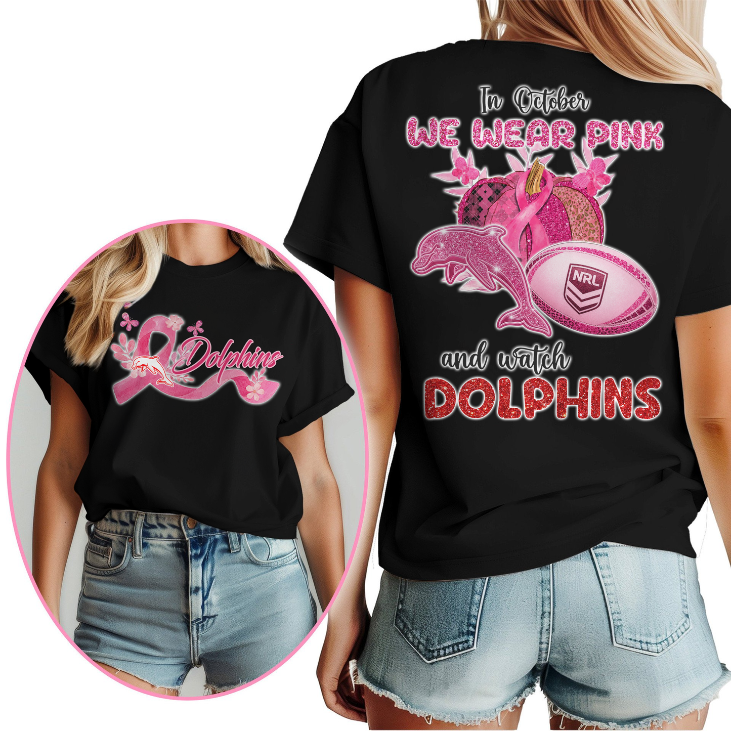 In October We Wear Pink And Watch DOL Shirt