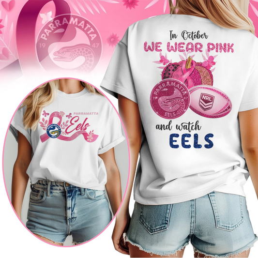 In October We Wear Pink And Watch PE Shirt