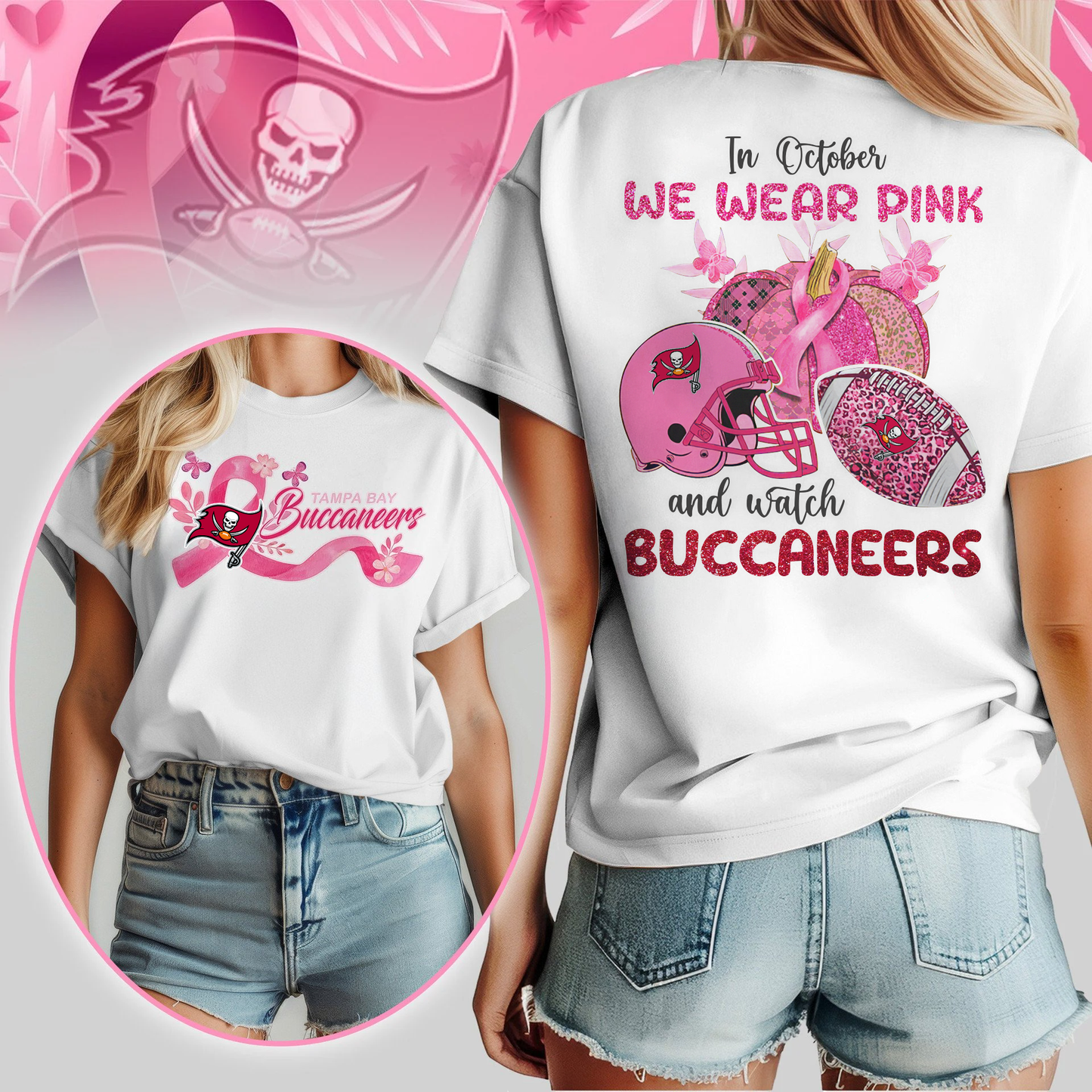 In October We Wear Pink And Watch TBB Shirt  300626