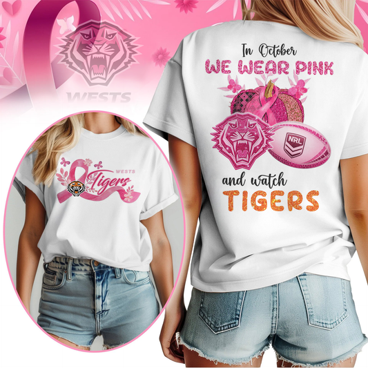 In October We Wear Pink And Watch WT Shirt
