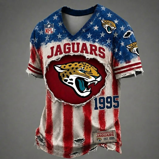 JJ x NFL American Flag Luxury Classic T-shirt 252606