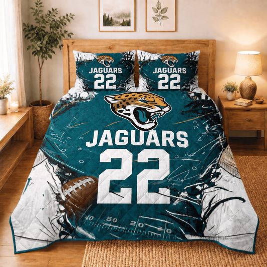 JJ x NFL Premium Bedding Sets Personalized Gift For