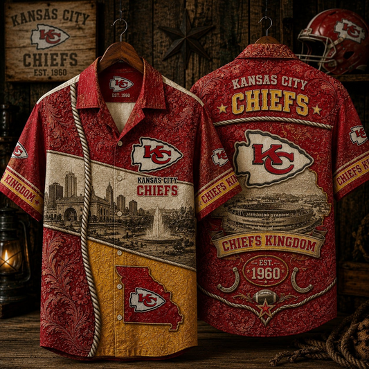 KC x NFL Hawaiian Shirt 1906