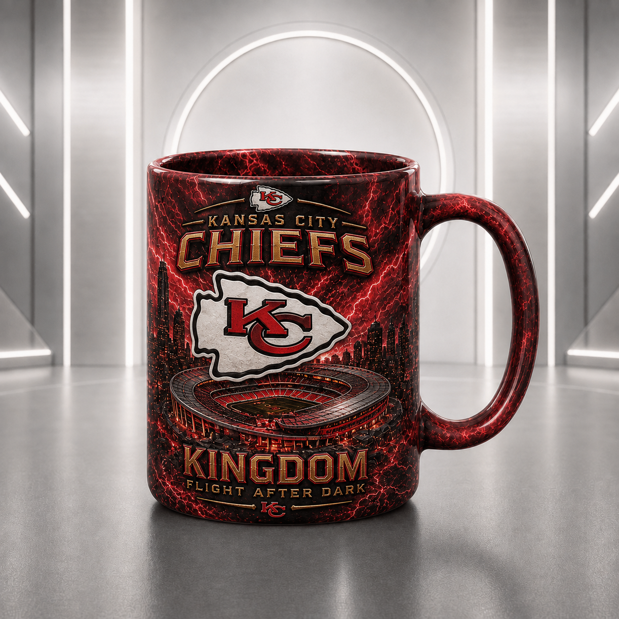 KCC Halloween Football Mug – The Frozen Cornfield Spooky Fan Gift DDT