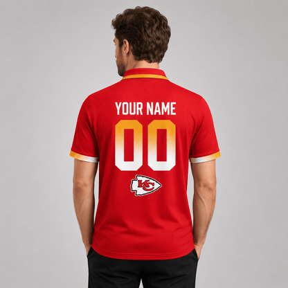 KCC Premium NFL Personalized Match Day Polo Shirt