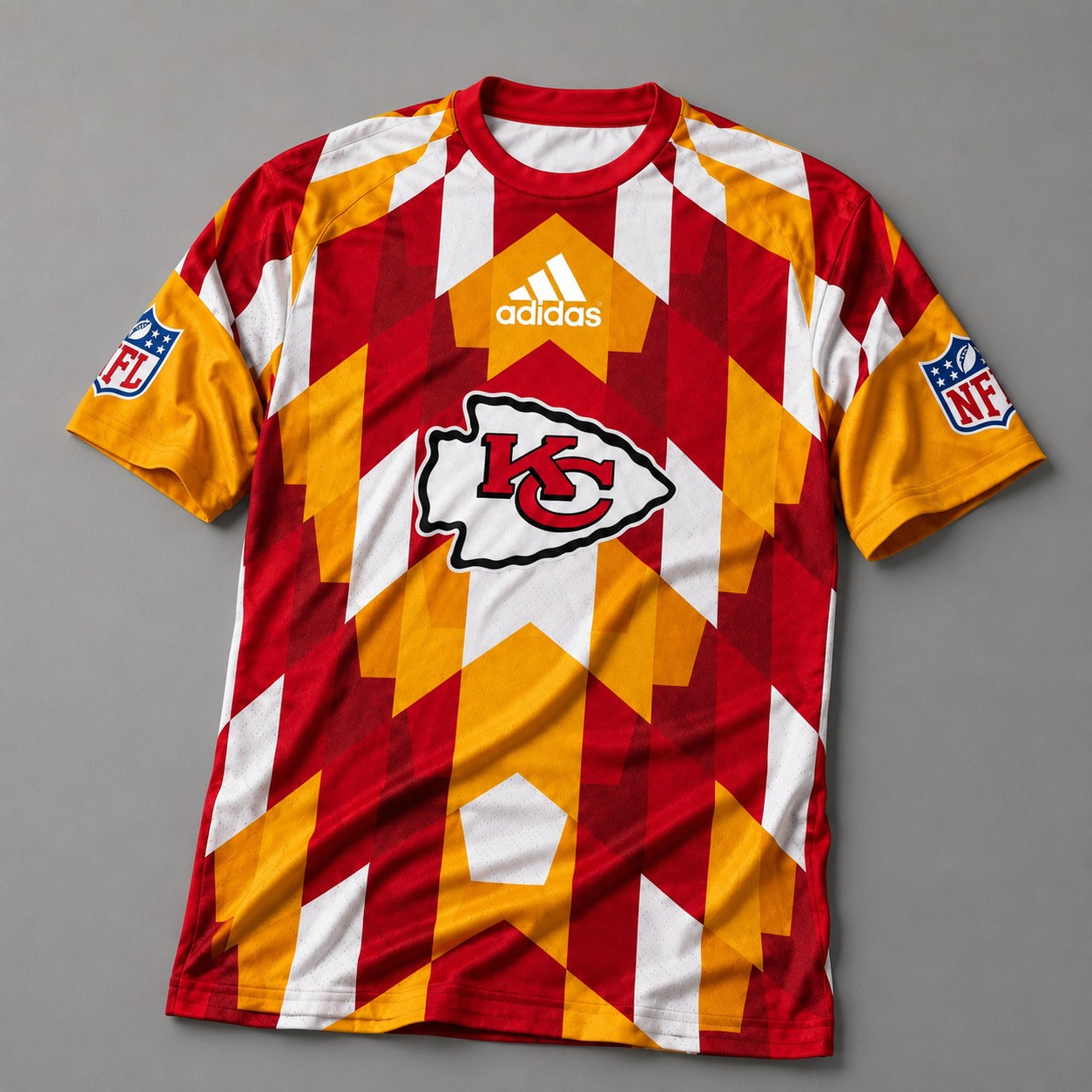 KCC x NFL Premium Geometric Fan Performance T-Shirt