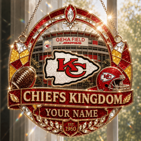 KCC x NFL Premium Suncatcher Luxury Personalized Gift For Fan