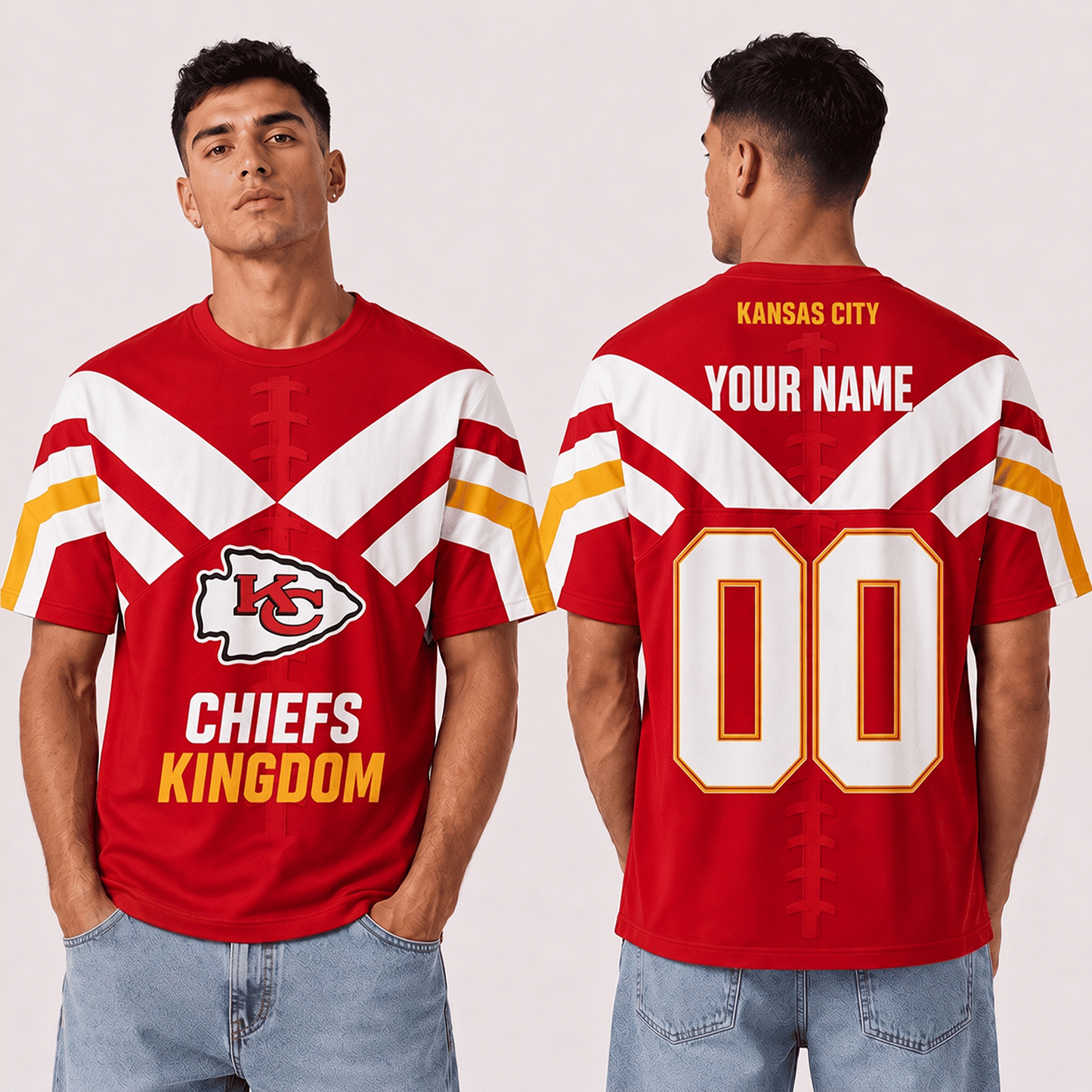 KCC x NFL Premium T-Shirt 3D Personalized Gift For Fan