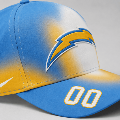 LAC Premium NFL Custom Name Number Athletic Cap