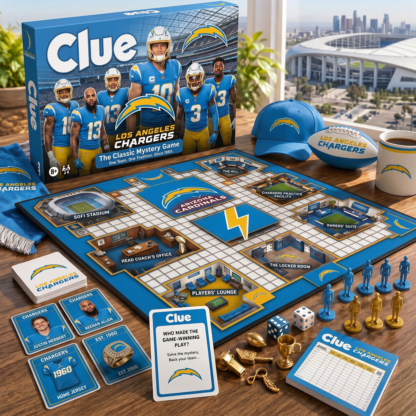 LAC X NFL THE MATCHDAY MYSTERY – PREMIUM COLLECTOR BOARD GAME