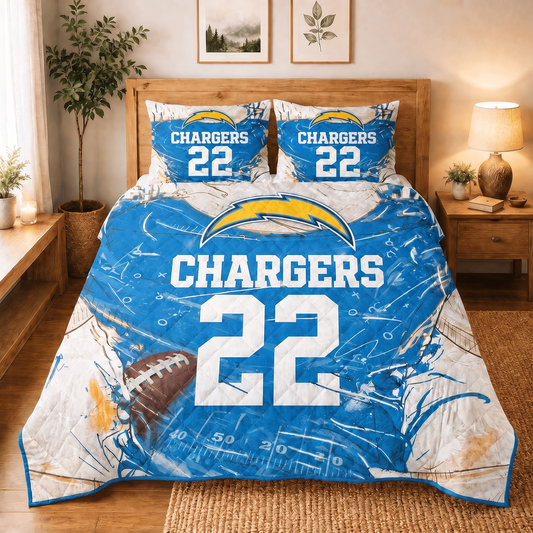 LAC x NFL Premium Bedding Sets Personalized Gift For