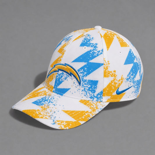 LAC x NFL Premium Sports Fan Geometric Pattern Baseball Cap