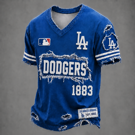 LAD x MLB LUXURY V-Neck T-Shirt 0406 DatND DVT