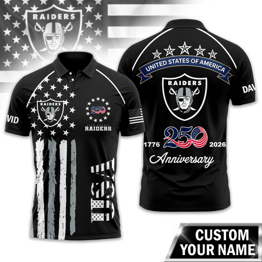 LVR Premium NFL American Semiquincentennial Polo Shirt 010726