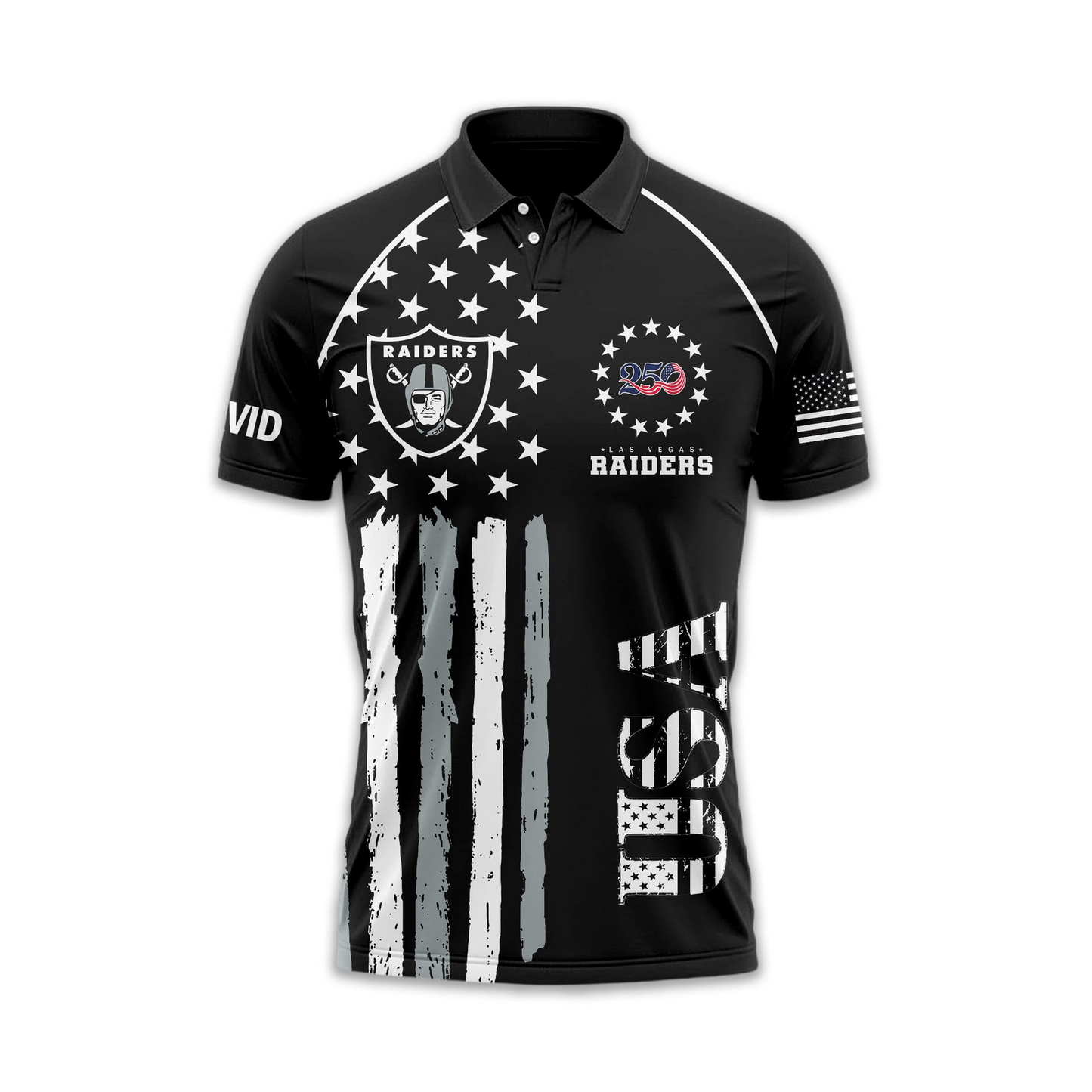 LVR Premium NFL American Semiquincentennial Polo Shirt 010726