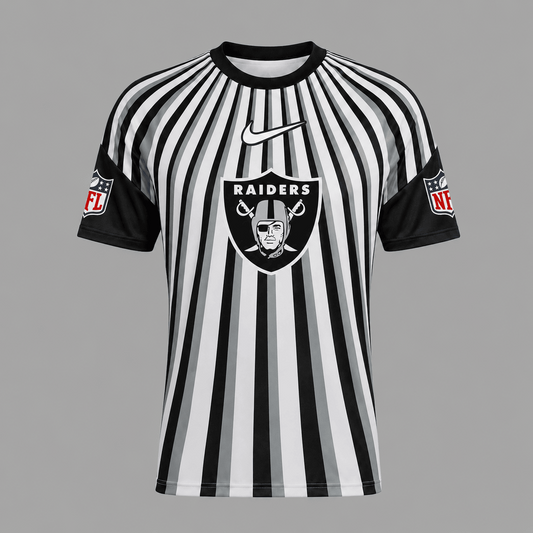 LVR Premium NFL Men’s Athletic Vertical Stripe T-Shirt