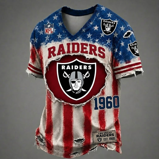 LVR x NFL American Flag Luxury Classic T-shirt 252606