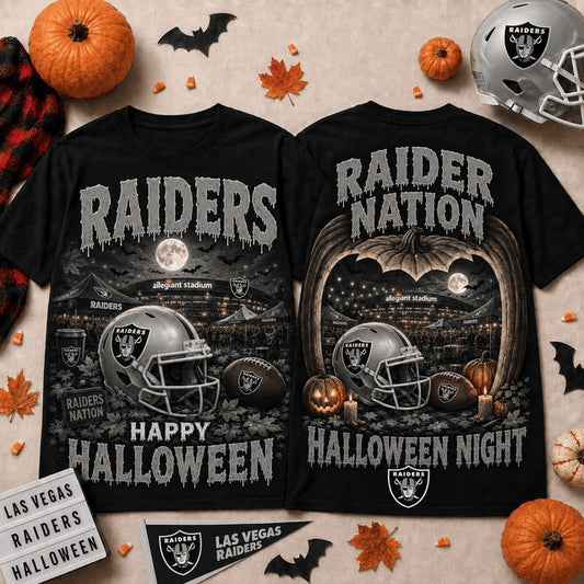 LVR x NFL Halloween Custom Name T Shirt Gift For Fan