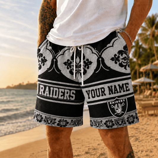 LVR x NFL Premium Beach Short Personalized Gift For Fan