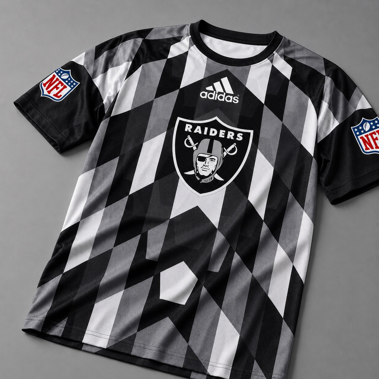 LVR x NFL Premium Geometric Fan Performance T-Shirt