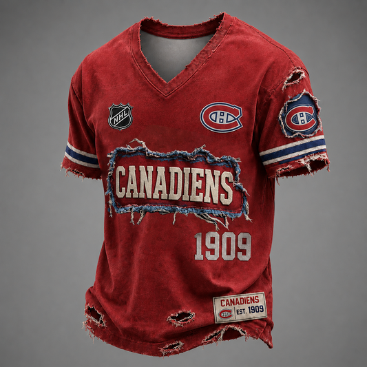 MC x NHL LUXURY V-Neck T-Shirt 2705 DatND DVT