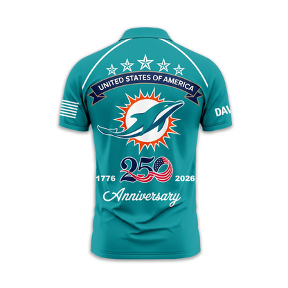 MD Premium NFL American Semiquincentennial Polo Shirt 010726
