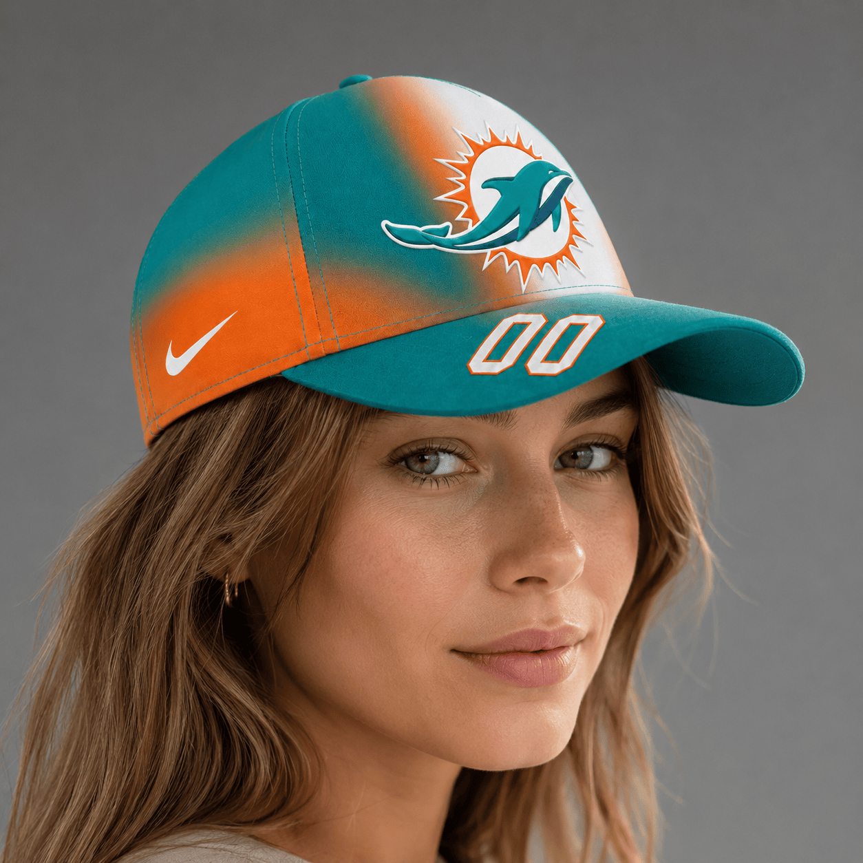 MD Premium NFL Custom Name Number Athletic Cap