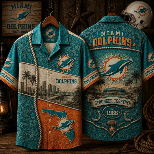 MIA x NFL Hawaiian Shirt 1906
