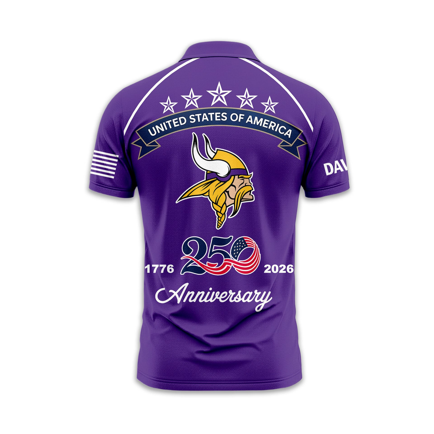 MV Premium NFL American Semiquincentennial Polo Shirt 010726