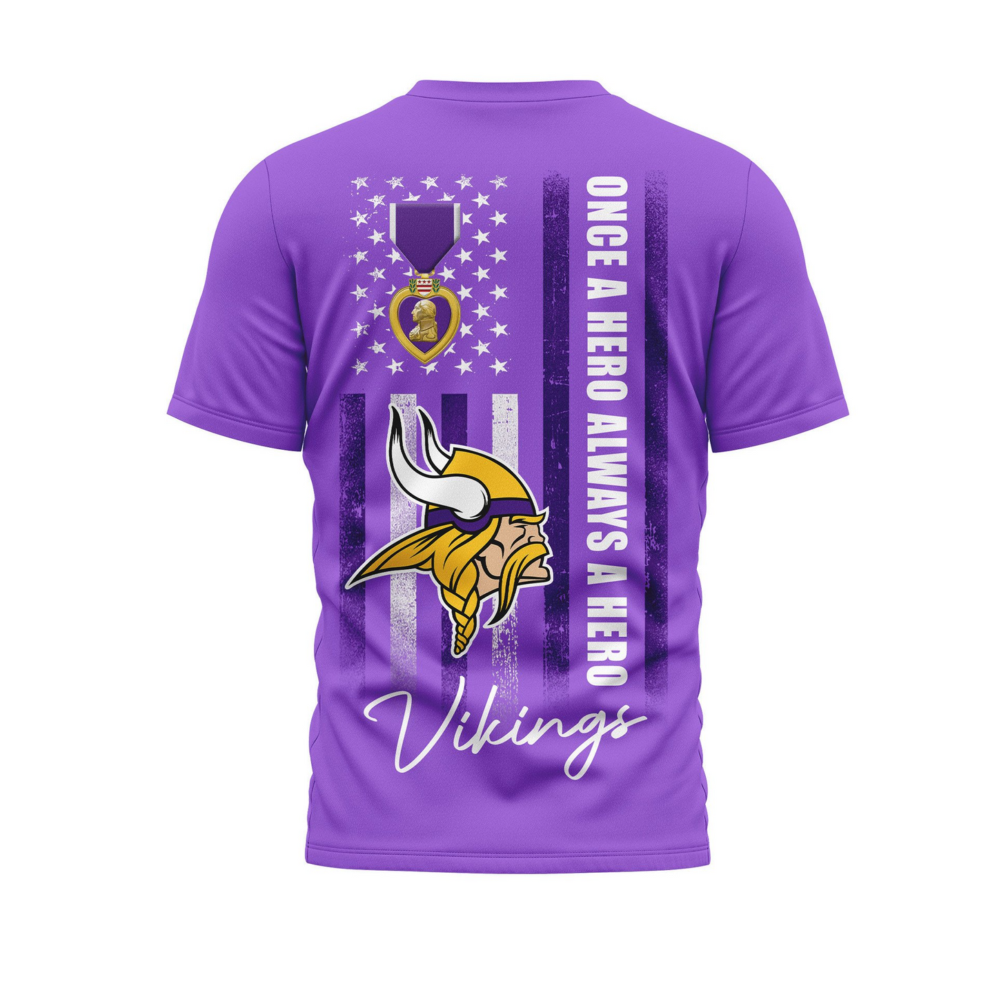 MV Premium National Purple Hear Day 3D Shirt  300626