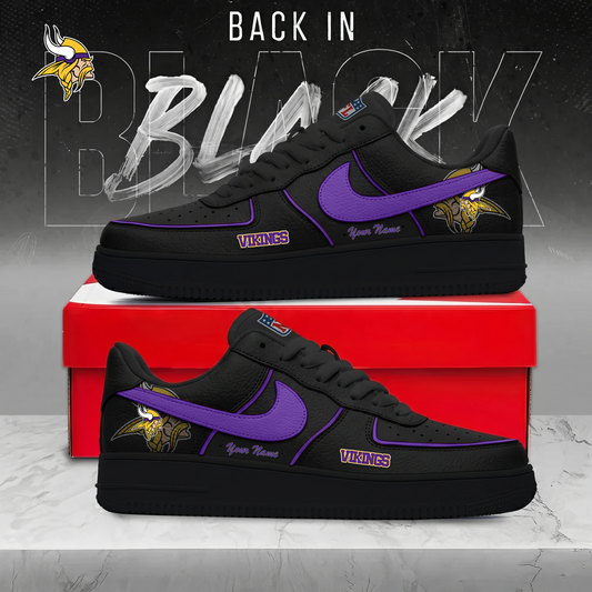 MV x NFL Back In Black AF1 Sneakers 250626