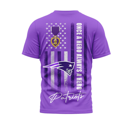NEP Premium National Purple Hear Day 3D Shirt  300626
