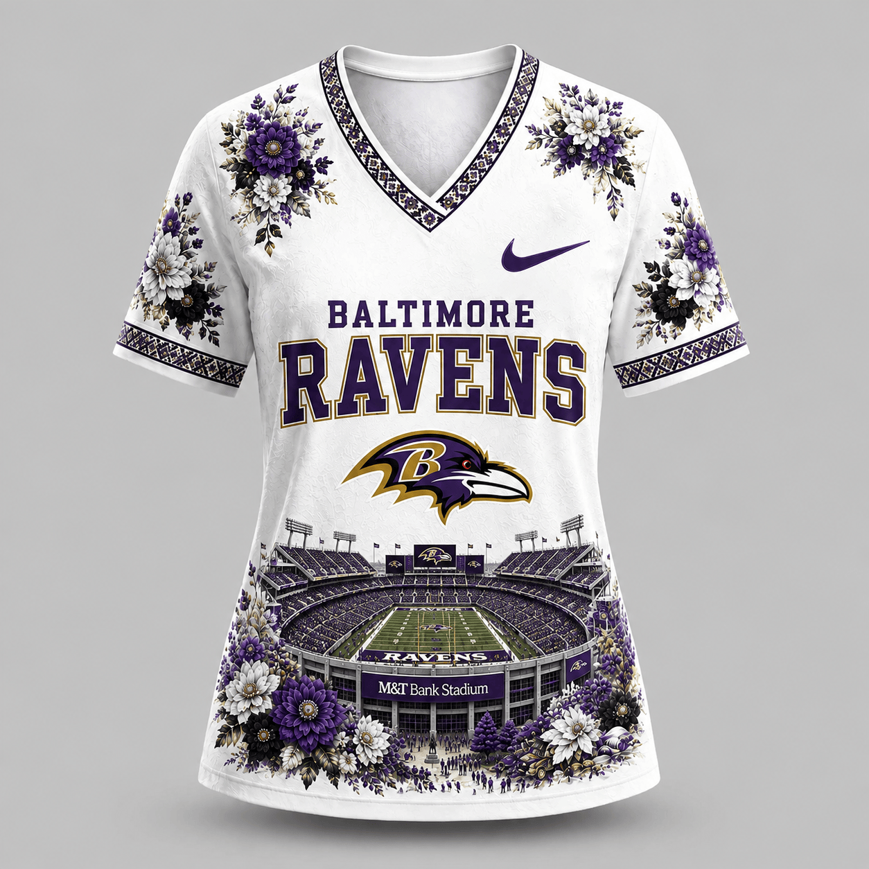 NFL x BAL Stadium V-neck Shirt