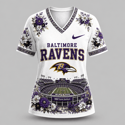 NFL x BAL Stadium V-neck Shirt