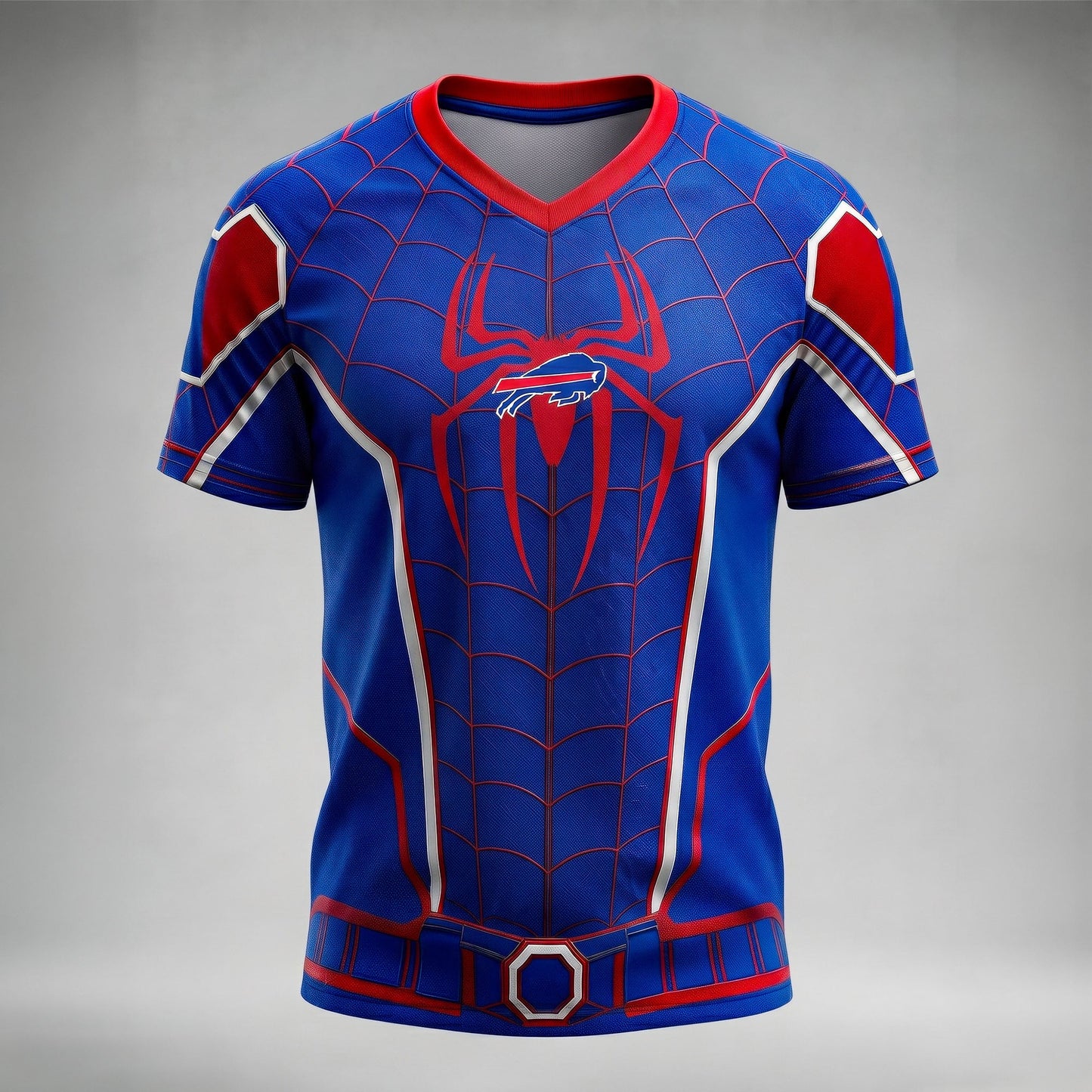 NFL x BUF Spider Suit V-neck Shirt
