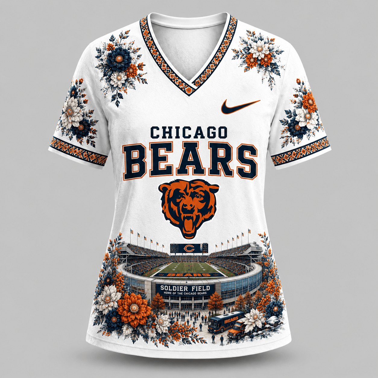 NFL x CHI Stadium V-neck Shirt