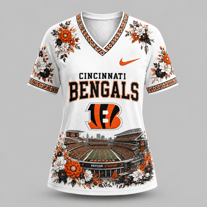 NFL x CIN Stadium V-neck Shirt