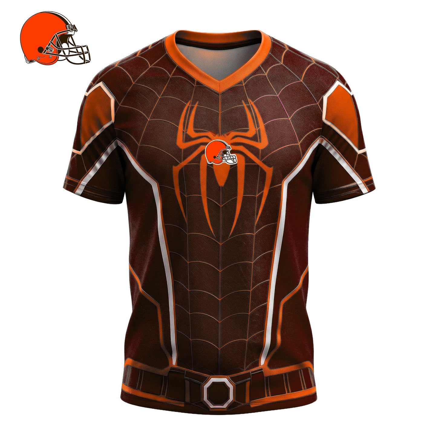 NFL x CLE Spider Suit V-neck Shirt