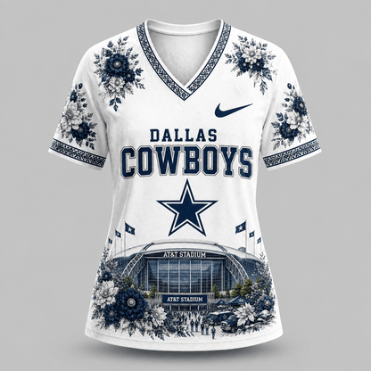 NFL x DAL Stadium V-neck Shirt
