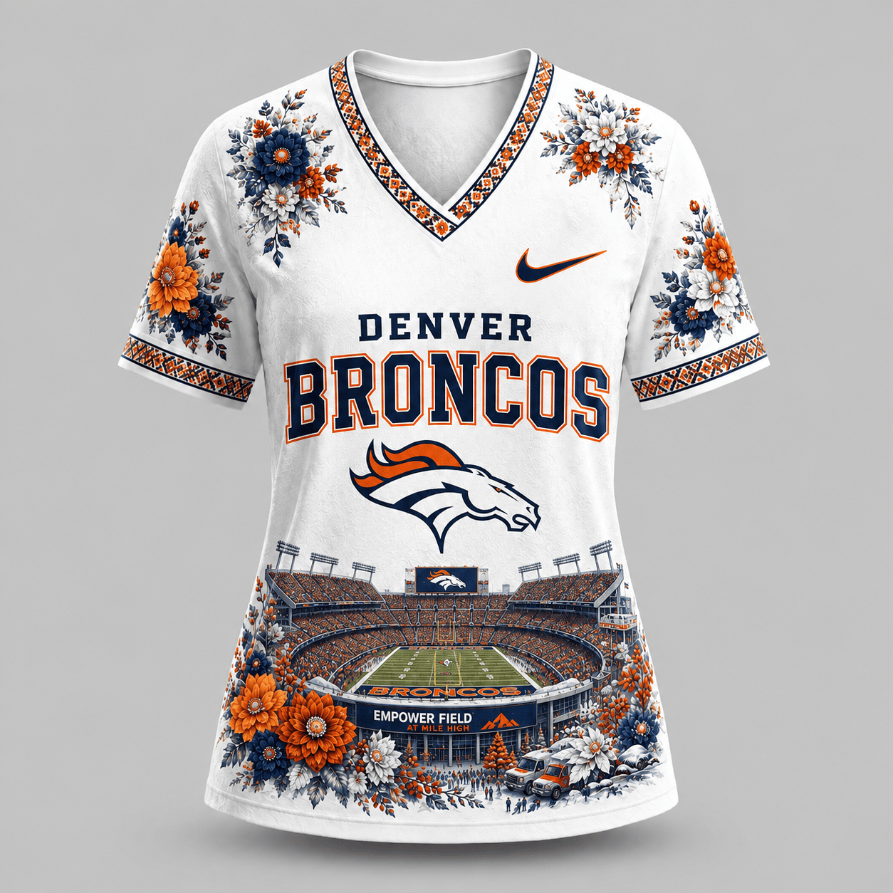NFL x DEN Stadium V-neck Shirt
