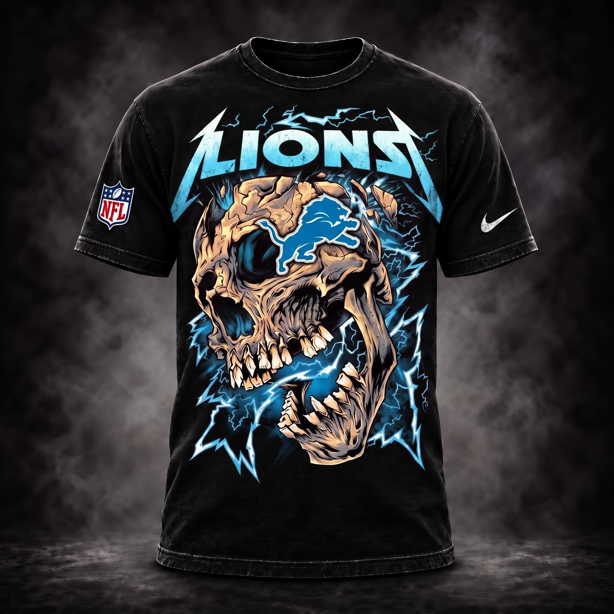 NFL x DET Rock Style V2 Premium Shirt