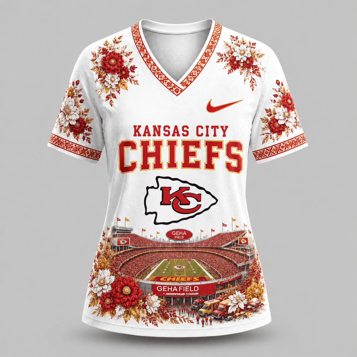 NFL x KC Stadium V-neck Shirt