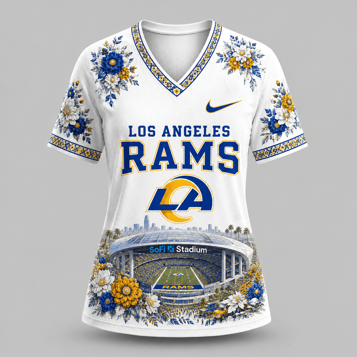 NFL x LAR Stadium V-neck Shirt