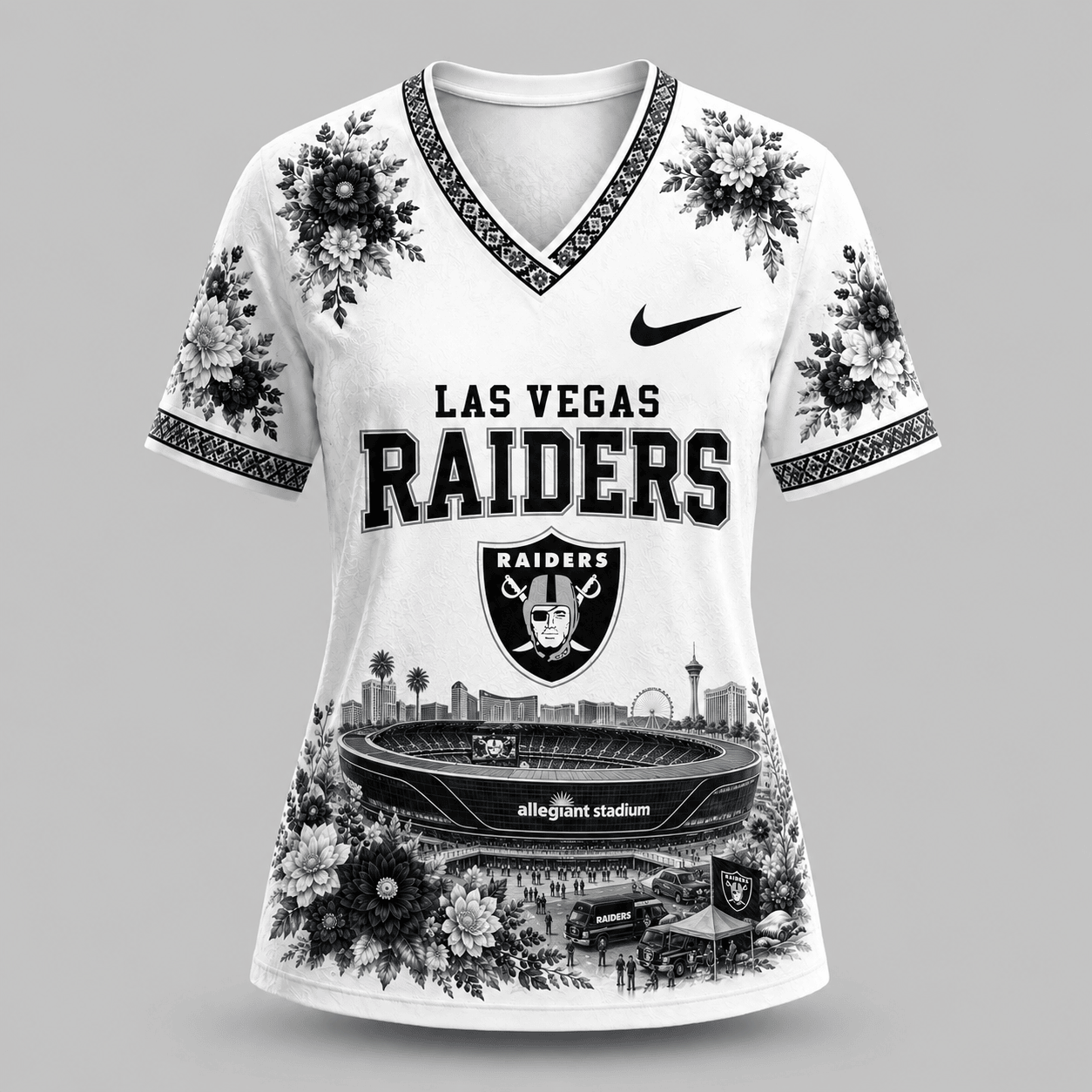 NFL x LV Stadium V-neck Shirt