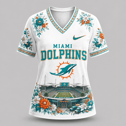 NFL x MIA Stadium V-neck Shirt