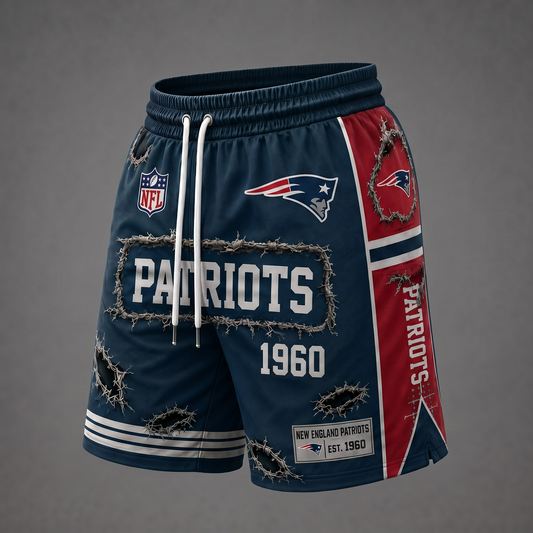 NFL x NE Distressed Shorts